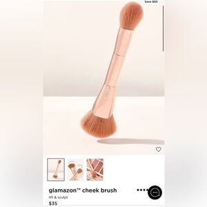 NEW Tarte Glamazon Double-Ended Cheek Brush